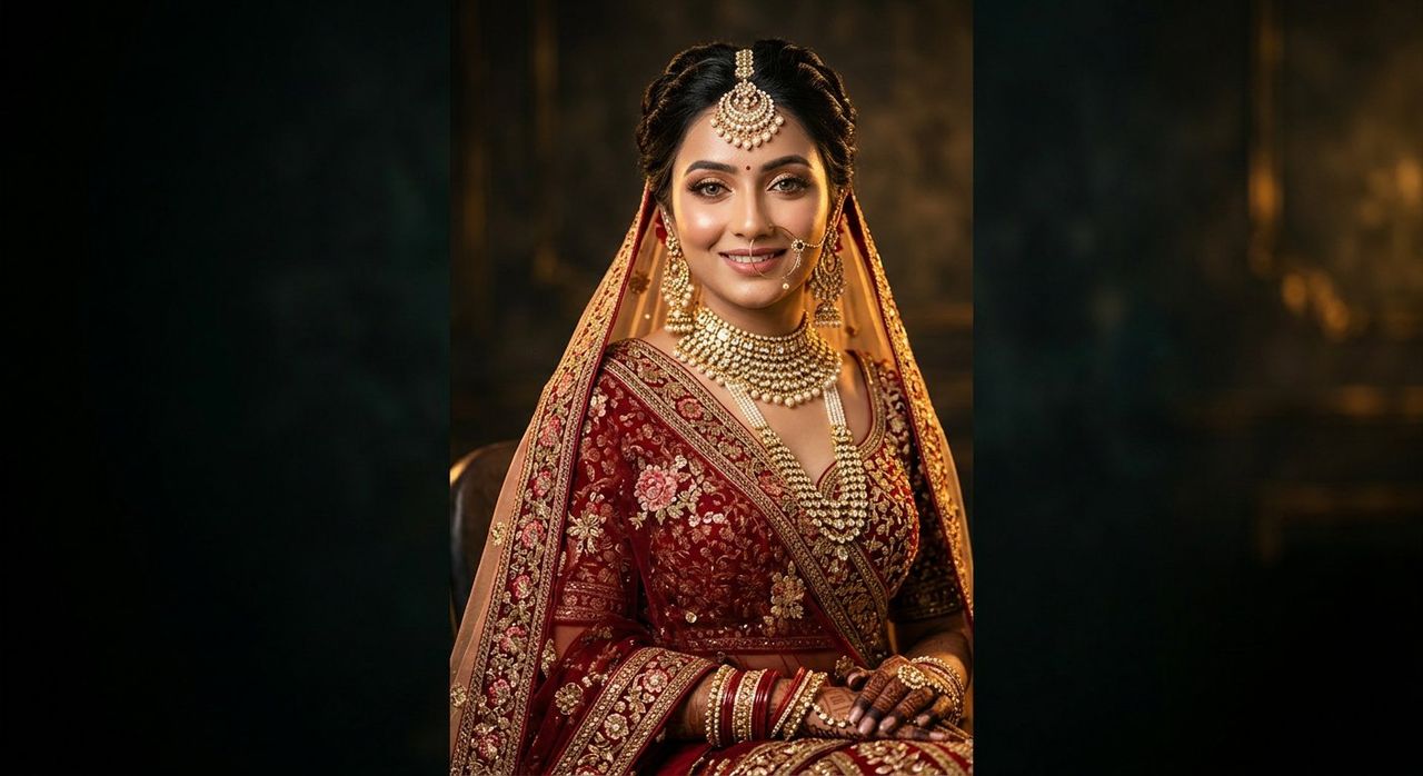 Indian bridal makeup by Sapna Glam