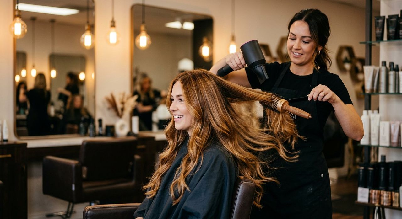 Balayage hair colour